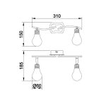 FG905-2 Spot lampa 2xG9 FORMA CORMEL