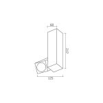 Plafonska lampa AFS101-1C BK - Slika 2