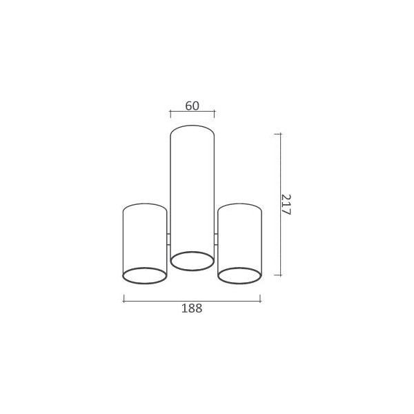 AFS103-2C-pdfCormel FORMA Plafonska lampa AFS103-2C BK - Slika 2