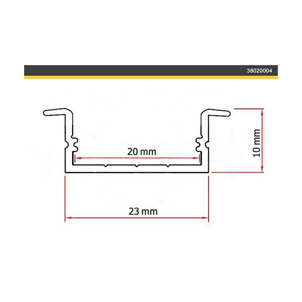 38020004 (002)Cormel FORMACormel FORMA Aluminijumski LED profil nadgradni 05 - Slika 2