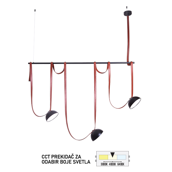 LED viseća lampa FK2100-30V BK/BR-Cormel-FORMA LED viseća lampa FK2100-30V BK/BR-Cormel-FORMA