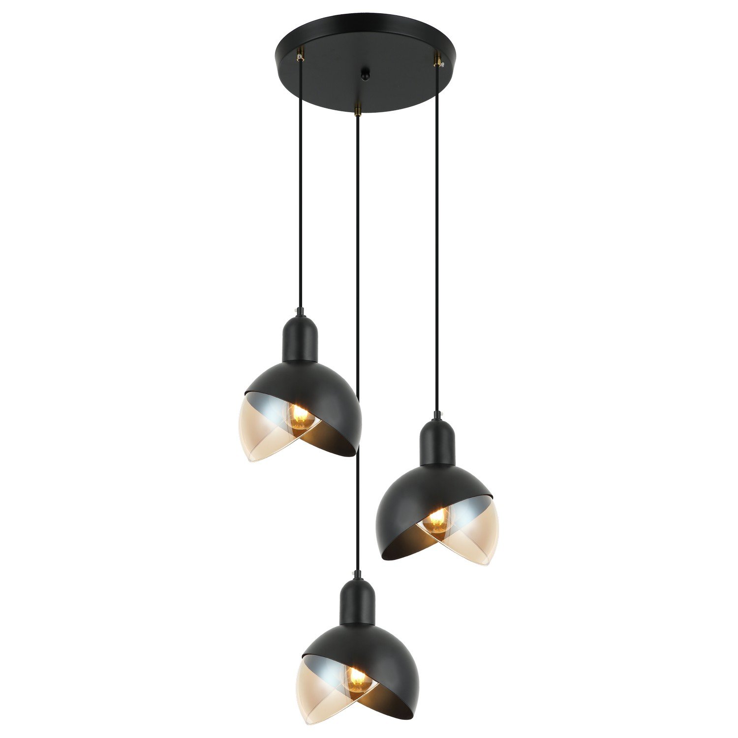 Viseća lampa F7036-3V BK+AM-Cormel-FORMA Viseća lampa F7036-3V BK+AM - Slika 1