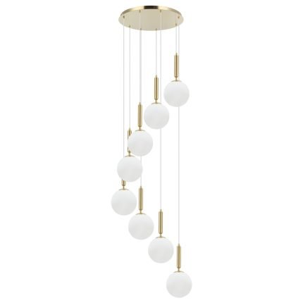 Luster F7046-8LS SG+WH-Cormel-FORMA
