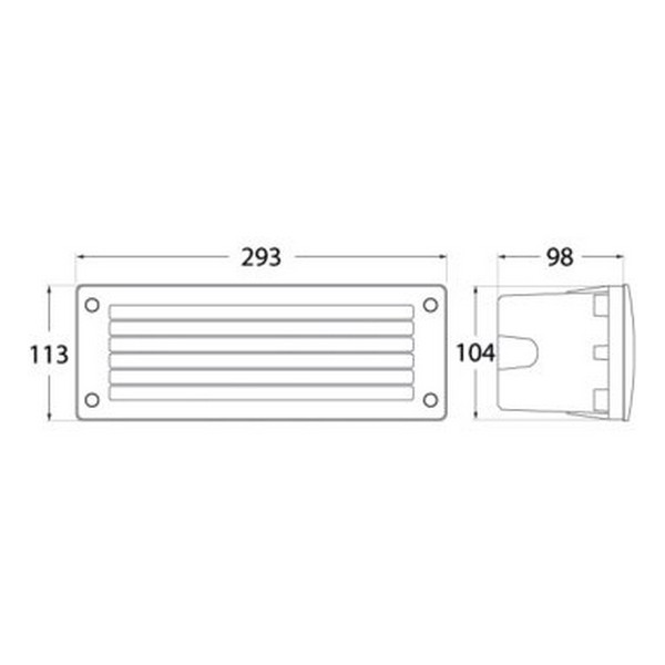 Ugradna LED lampa LETI 300 GL BK-Cormel-FORMA Ugradna LED lampa LETI 300 GL BK-Cormel-FORMA